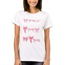 Coquette Bow Women T-shirt