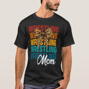Coquette Bow Wrestling Mum Cute Wrestling Lovers M T-Shirt