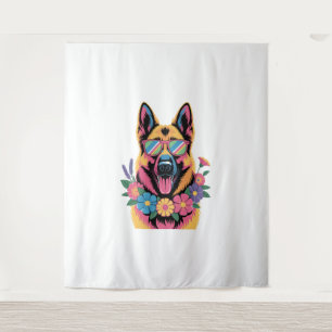 Coquette Bow Yorkshire Terrier Dog Yorkie Mum Girl Tapestry