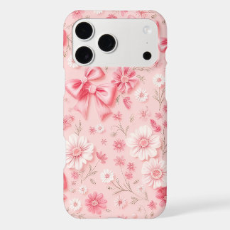 Coquette bows pink preppy girlish phone case