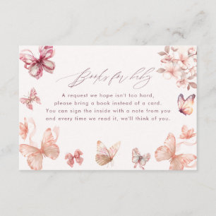 Coquette Butterfly    Butterflies Books for Baby Enclosure Card