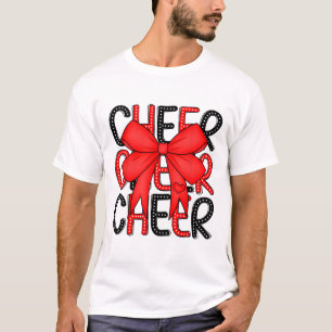 Coquette Cheer Shirt Black And Red Team Cheerleadi