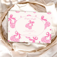 Coquette Cherry on Top Baby Diapper Raffle