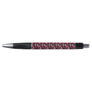 Coquette Cherry Pattern Pink Bow Aesthetic 