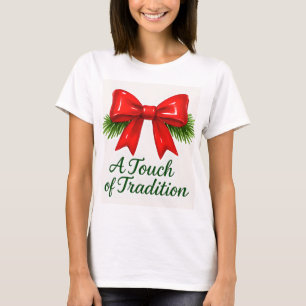 Coquette Christmas Bow — Messy Girl Magic ✨ T-Shirt