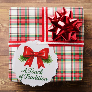 Coquette Christmas Bow — Messy Girl Magic ✨ Tree Decoration Card
