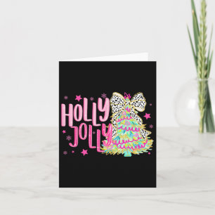 Coquette Christmas Colourful Holly And Jolly Chris Card