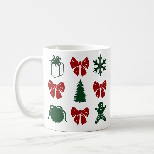 Coquette Christmas Cup (Left)