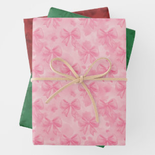 Coquette Christmas  Wrapping Paper Sheet