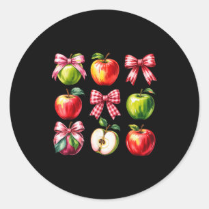 Coquette Cking Crew Cking Season Bows Classic Round Sticker