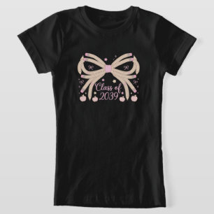 Coquette Class Of 2039 Shirt Pencil Bow Kinderga