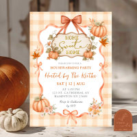 Coquette Cottage Pumpkin Fall housewarming party