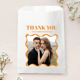Coquette Curvy Ribbon Retro Wedding Favour Bags
