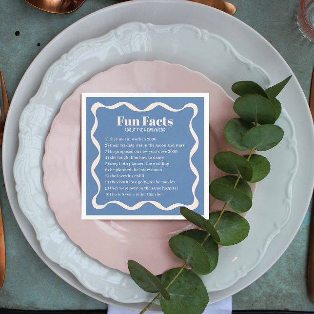 Coquette Curvy Ribbon Retro Wedding Napkin (Creator Uploaded)