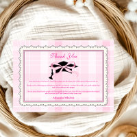 Coquette Cute Pink Bow Graduation