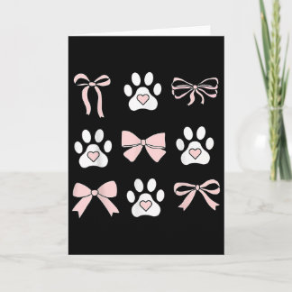 Coquette Dog Balletcore Pet Lover Veterinarian Vet Card