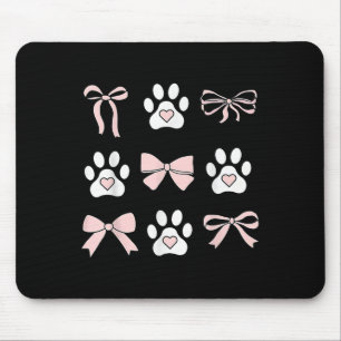 Coquette Dog Balletcore Pet Lover Veterinarian Vet Mouse Pad