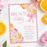Coquette Floral Brunch & Bubbly Birthday