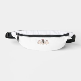 Coquette ghosts with a black cat Classic T-Shirt Bum Bags