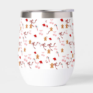 Coquette Gingerbread Christmas Tumbler