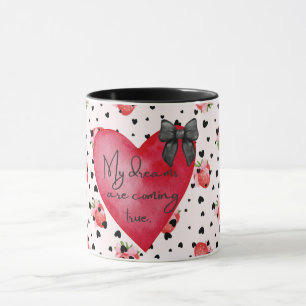 Coquette Girly Positive Affirmation Strawberry Mug