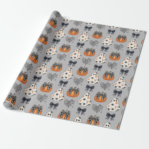 Coquette Halloween Charm Wrapping Paper