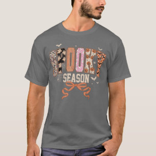 Coquette Halloween Vibes Horror Spooky Season Girl T-Shirt