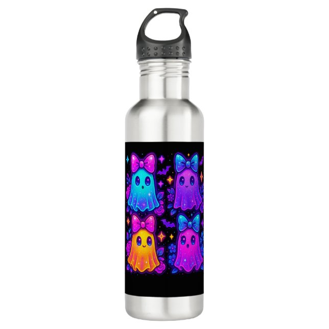 Coquette Iridescent Halloween 710 Ml Water Bottle (Front)