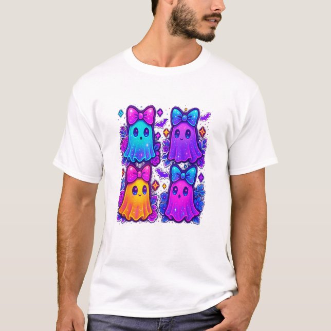 Coquette Iridescent Halloween T-Shirt (Front)
