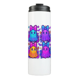 Coquette Iridescent Halloween Thermal Tumbler