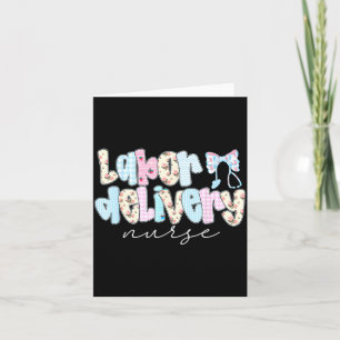 Coquette Labor And Delivery Nurse Crewneck, Bow St Card