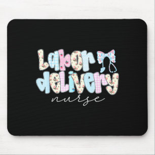 Coquette Labor And Delivery Nurse Crewneck, Bow St Mouse Pad