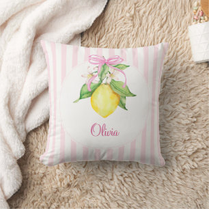 Coquette Lemon Pink Cushion