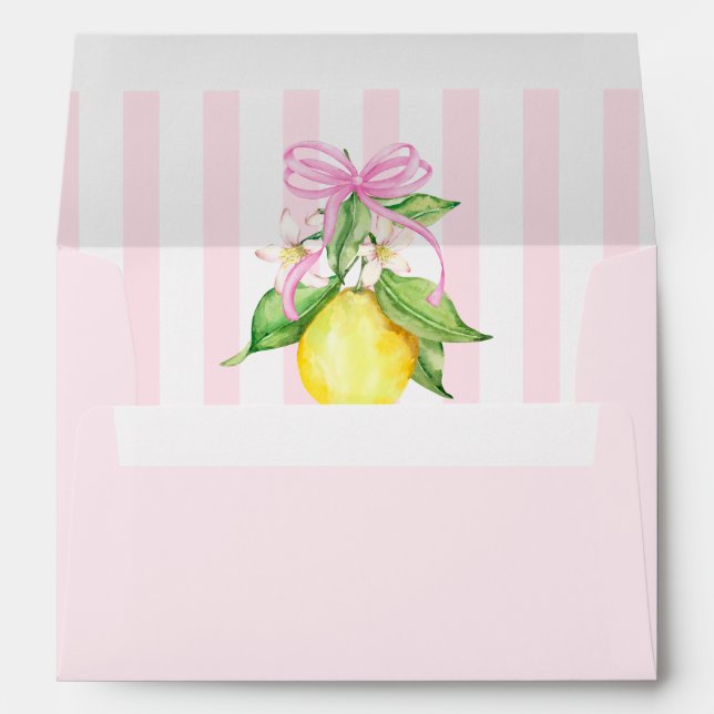 Coquette Lemon Pink Envelope (Back (Bottom))