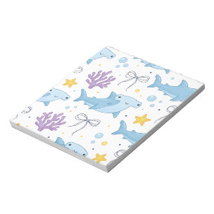Coquette Marine Life -Hammer Head Shark Notepad
