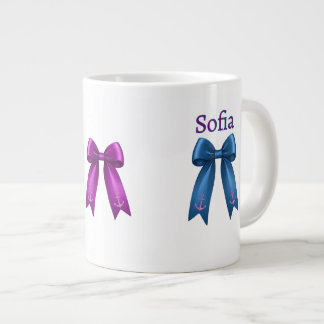 Coquette Nautical Bow! Large Coffee Mug