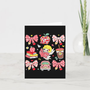 Coquette Nk Bow Teacher Appreciation Valentines Da Card