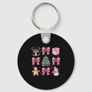 Coquette Nk Christmas Tree Santa Gingerbread Xmas  Key Ring