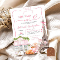 Coquette Parisian cafe French Bridal Brunch