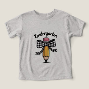 Coquette Pencil Bow Kindergarten Teacher School