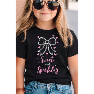 Coquette Pink Bow Shirt Toddler Girl Tee