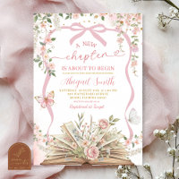 Coquette pink bow storybook new chapter