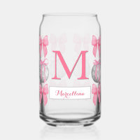 Coquette Pink Bows and Disco Ball Gift for Her