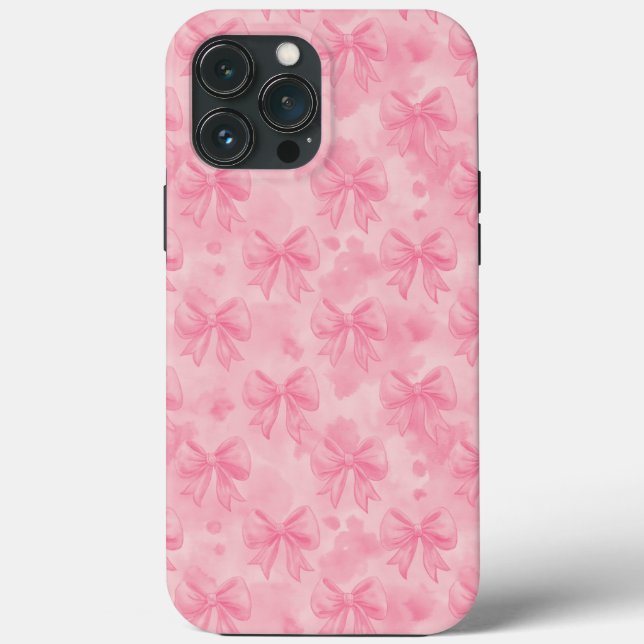 Coquette Pink Bows Case-Mate iPhone Case (Back)