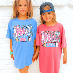Coquette PreK PreK Kids Name Back To School T-Shirt