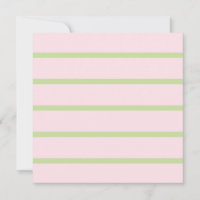 Coquette Preppy Chic Pastel Green And Pink Stripes