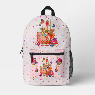 Coquette Printed Backpack