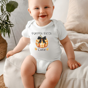 Coquette Pumpkin Patch Cutie Baby Bodysuit,  Baby Bodysuit
