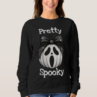 Coquette Pumpkin Pretty Spooky Sweatshirt