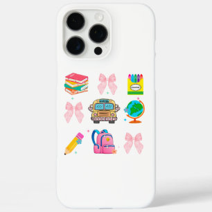 Coquette School Back To School Teache iPhone 16 Pro Max Case